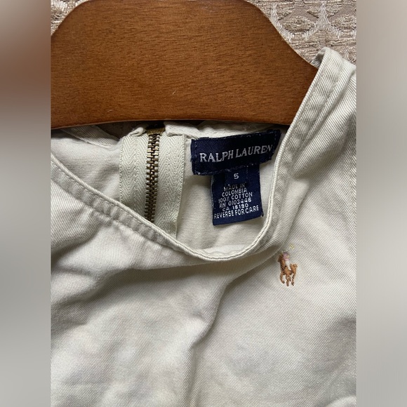 Ralph Lauren beige Girls Dress - Picture 9 of 10